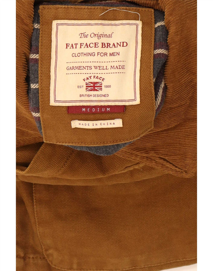 Chaqueta utilitaria para hombre Fat Face UK 38 Algodón marrón medio