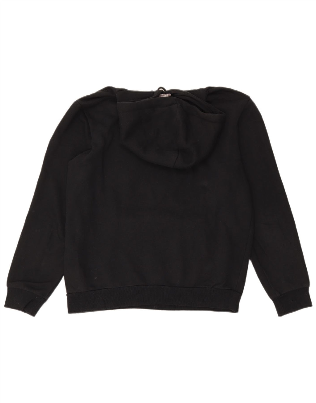 PUMA Jersey con capucha gráfica para hombre Algodón negro mediano