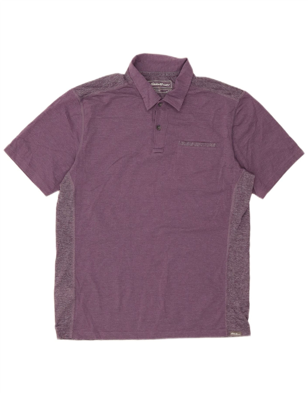 EDDIE BAUER Polo Hombre Algodón Morado Medio