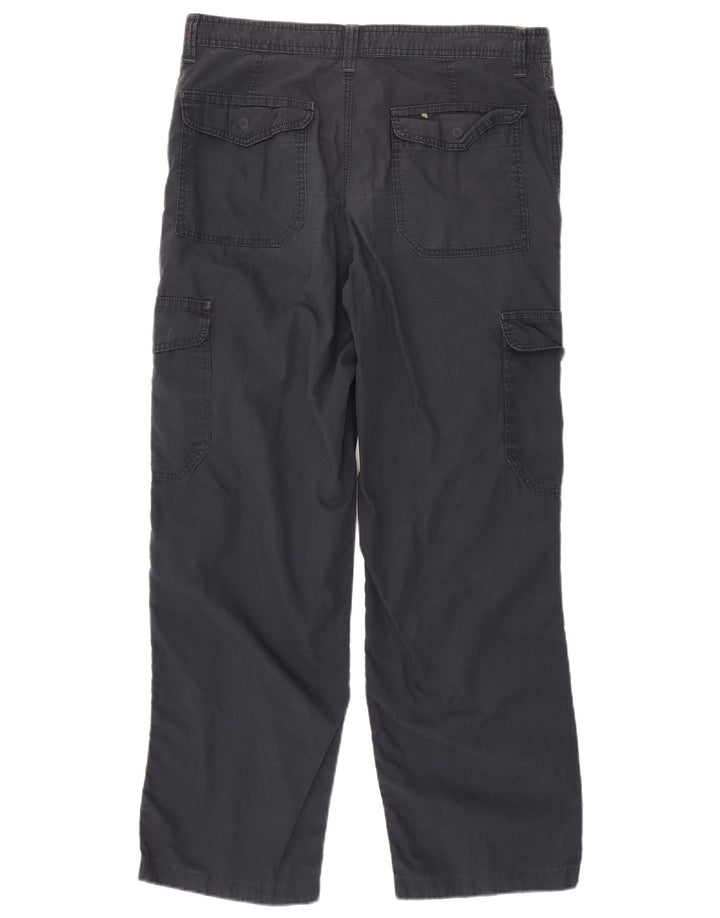 Marks & Spencer Pantalón cargo azul Harbor para hombre W36 L33 Azul marino