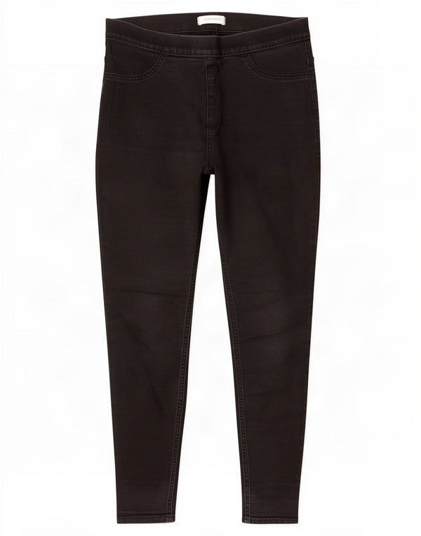 Marks & Spencer Jeans Jegging para Mujer UK 12 Medium W30 L28 Algodón Negro