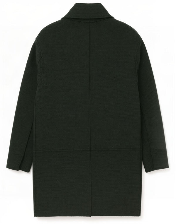 Zara Mujer Abrigo De Punto Holgado UK 6 XS Lana Verde