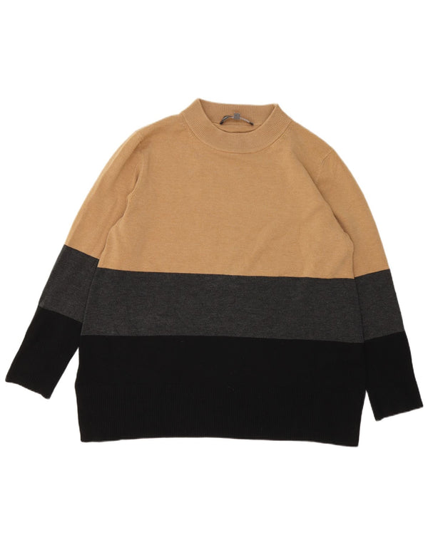 French Connection Jersey con Cuello Alto para Mujer UK 40 XL Beige