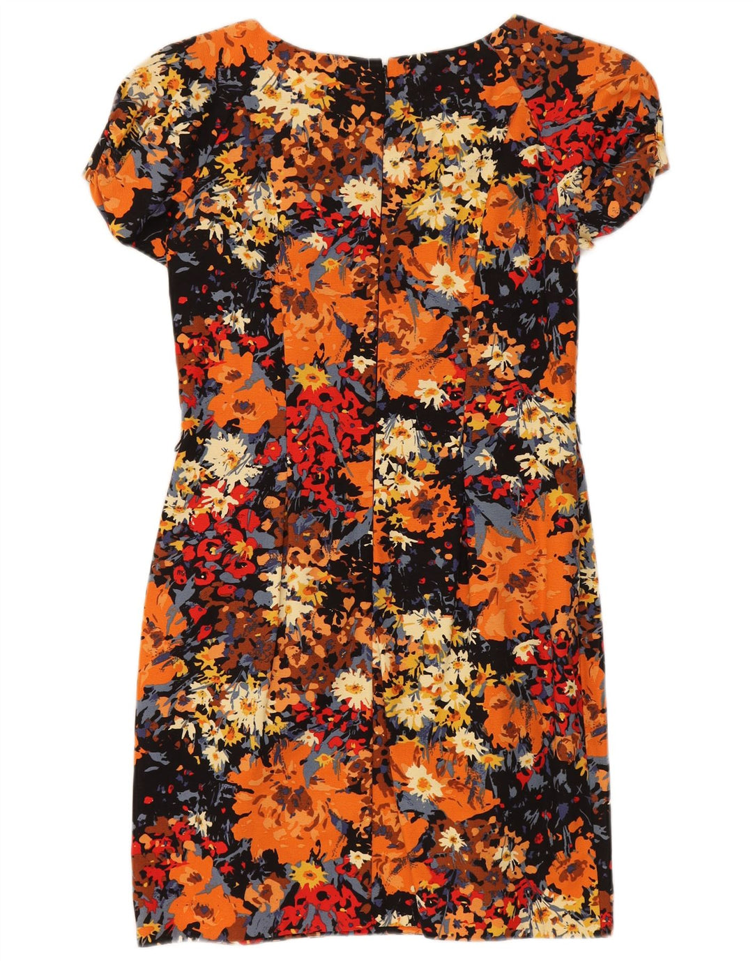 Vestido recto para mujer de Warehouse UK 44 Mediano Algodón floral multicolor