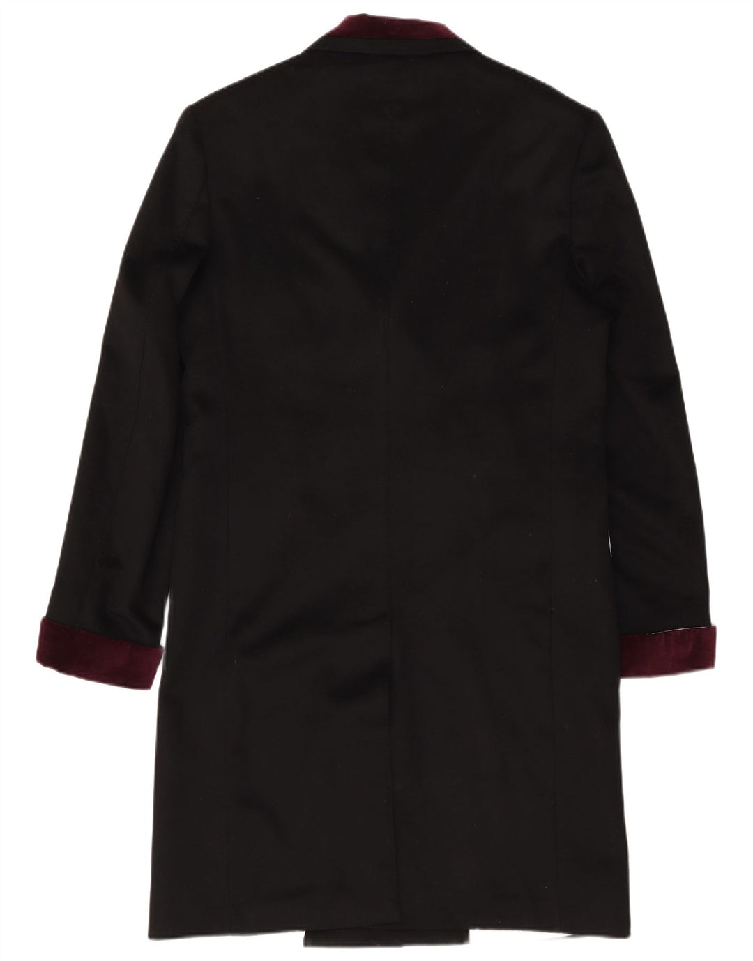 Stefano Conti Abrigo para hombre IT 50 Large Black Cashmere