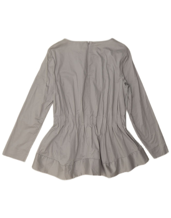 Cos Blusa de manga larga para mujer Top EU 38 Algodón gris medio