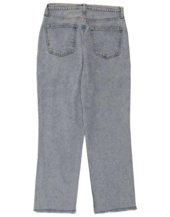 Zara Jeans Rectos Mujer EU 40 Medium W30 L26 Azul