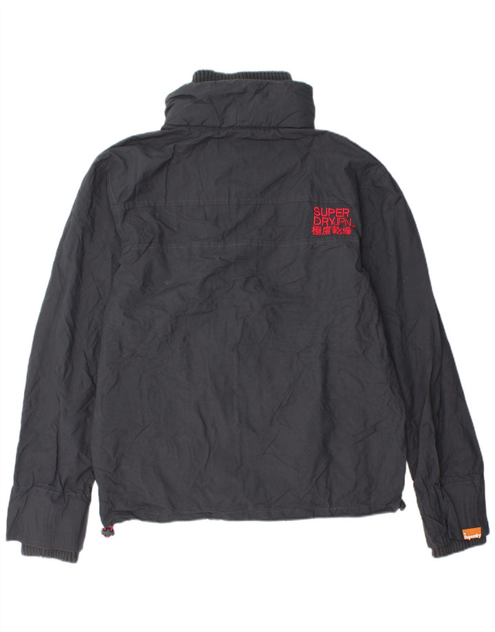 Superdry Chaqueta impermeable Windcheater para hombre, talla 40, nailon gris grande