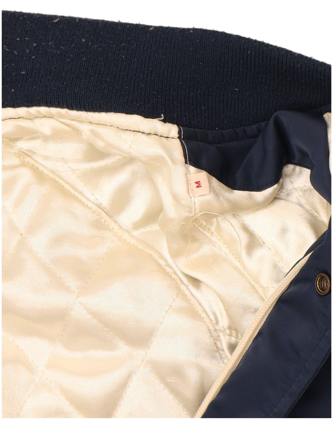 REPLAY Chaqueta universitaria gráfica para hombre UK 38 Medium Azul marino Colorblock