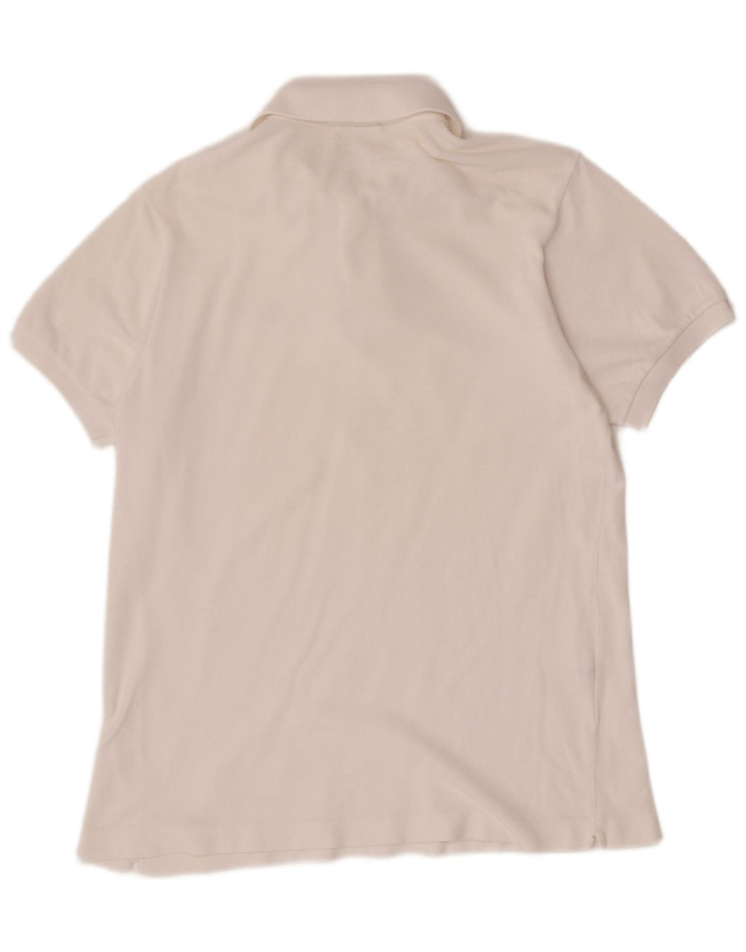Polo Lacoste para hombre talla 4 mediano algodón blanco