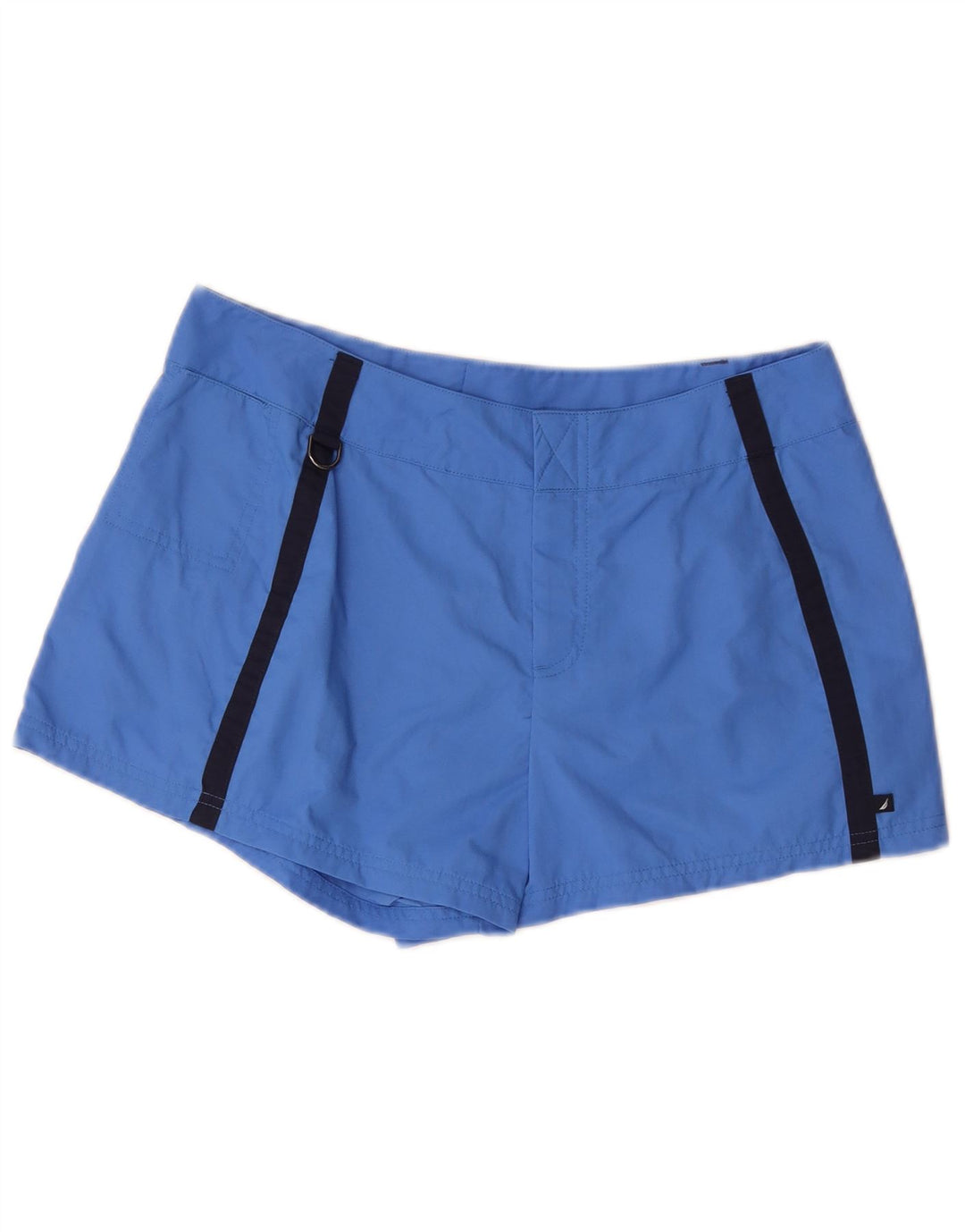 Nautica Shorts Casuales Mujer Medium W30 Nylon Color Block Azul