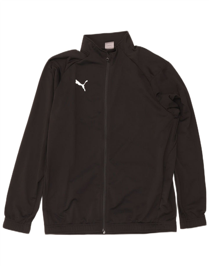 Puma Mens Chándal Top Chaqueta Grande Poliéster Negro
