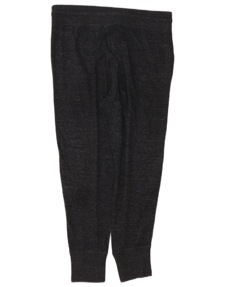 NIKE Mujer Crop Chándal Pantalones Joggers UK 10 Pequeño Gris Moteado