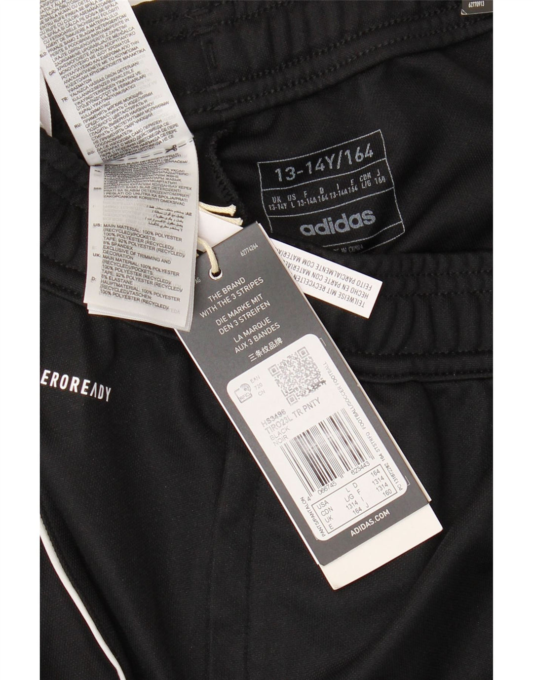 ADIDAS Niños Crusaders F.C. Pantalón de chándal gráfico 13-14 años Negro