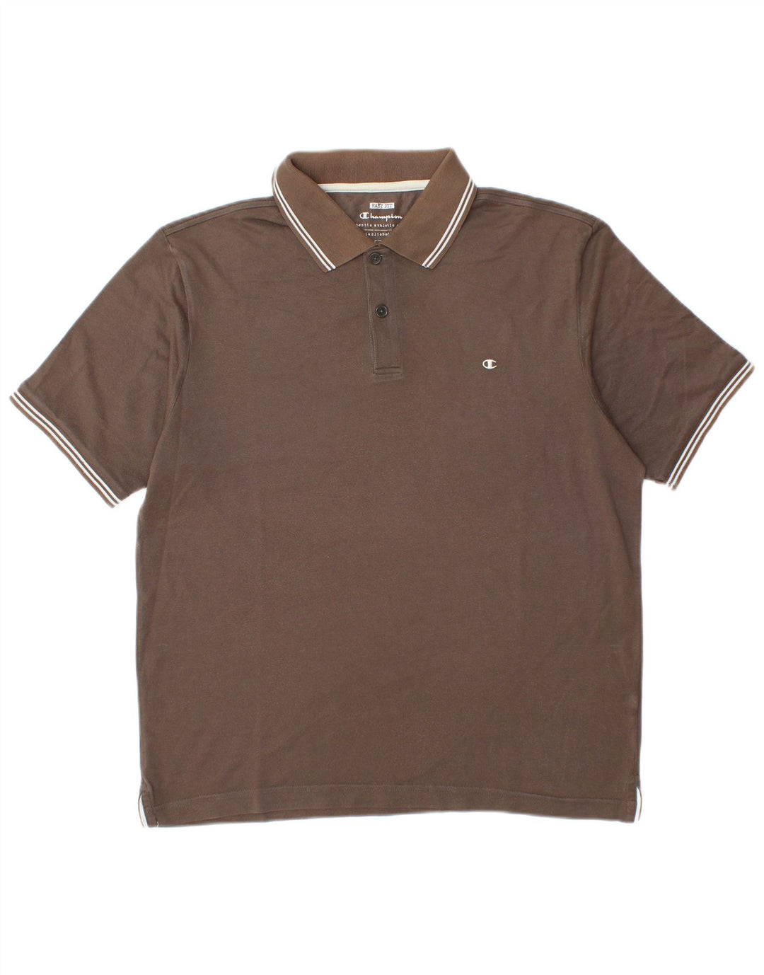 Champion Polo De Ajuste Fácil Para Hombre Grande Marrón