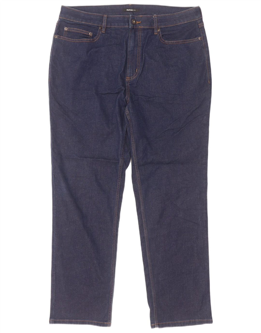 Vaqueros rectos para hombre Rohan W36 L29 Algodón azul marino