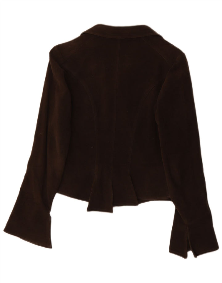 Chaqueta Blazer Mujer Ferrone IT 42 Algodón Marrón Medio
