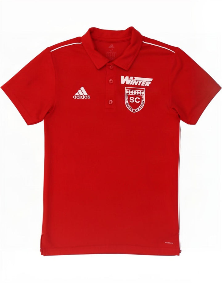 Adidas Mens Climalite Graphic Polo XS Rojo