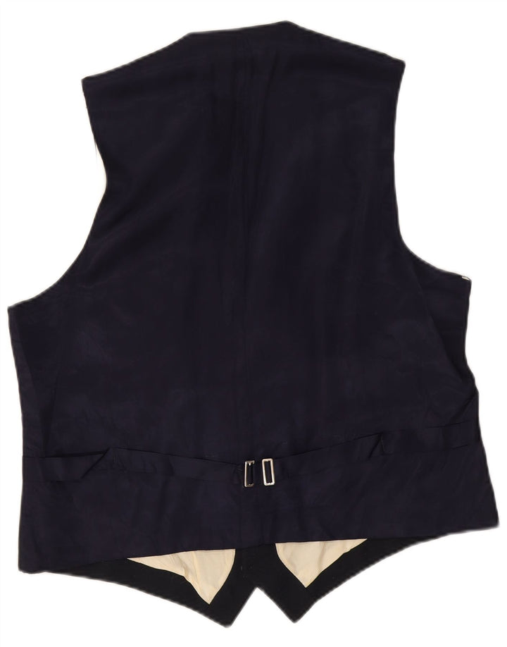 Chaleco vintage para hombre IT 52 grande azul marino