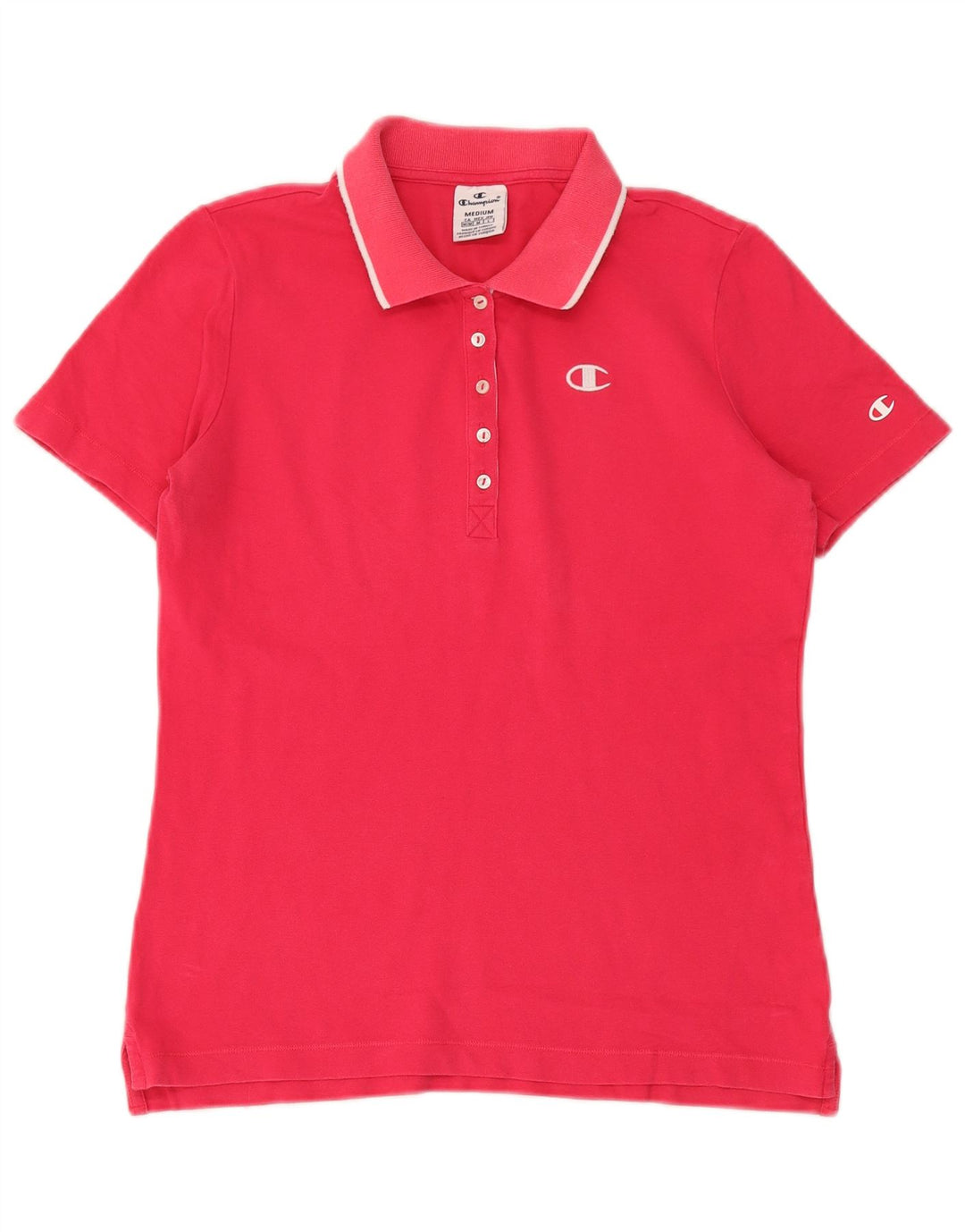 Champion Polo Mujer UK 12 Mediano Rosa