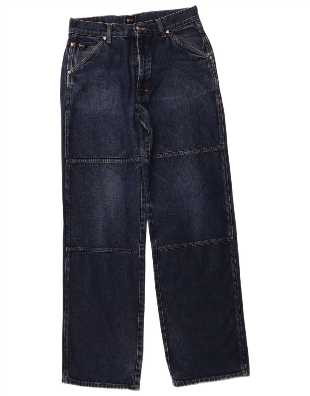 Vaqueros rectos para hombre HUGO BOSS W31 L34 Algodón azul marino