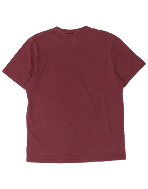 Lyle & Scott Camiseta para hombre Top Medium Granate Algodón