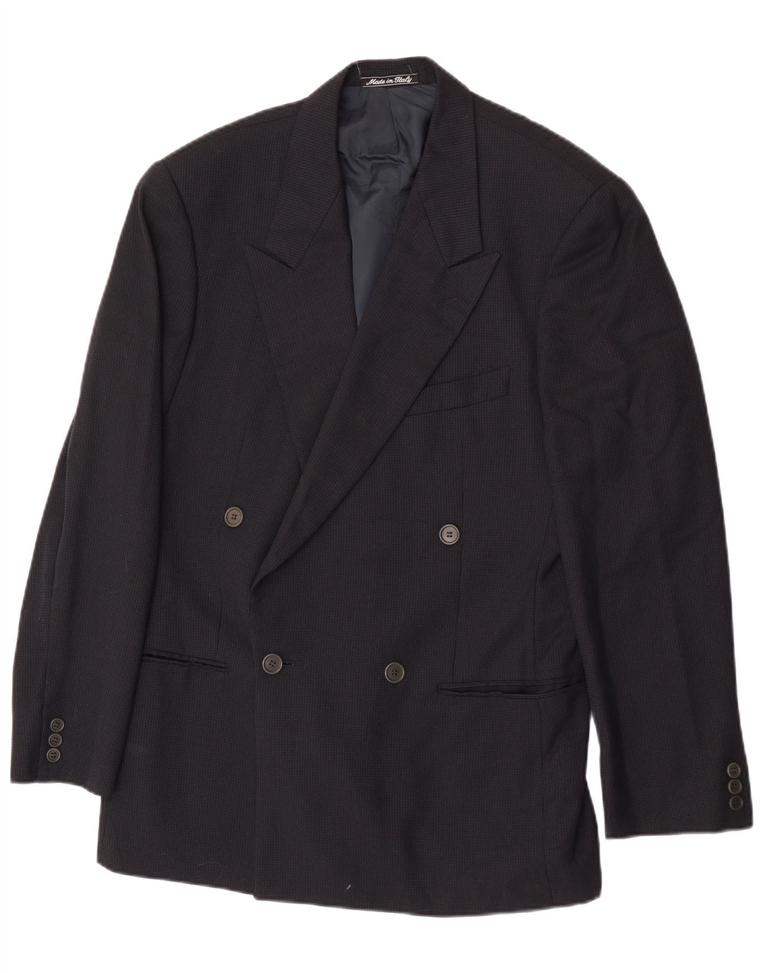 Giorgio Armani Chaqueta Blazer para Hombre IT 46 Small Azul Marino Clásico