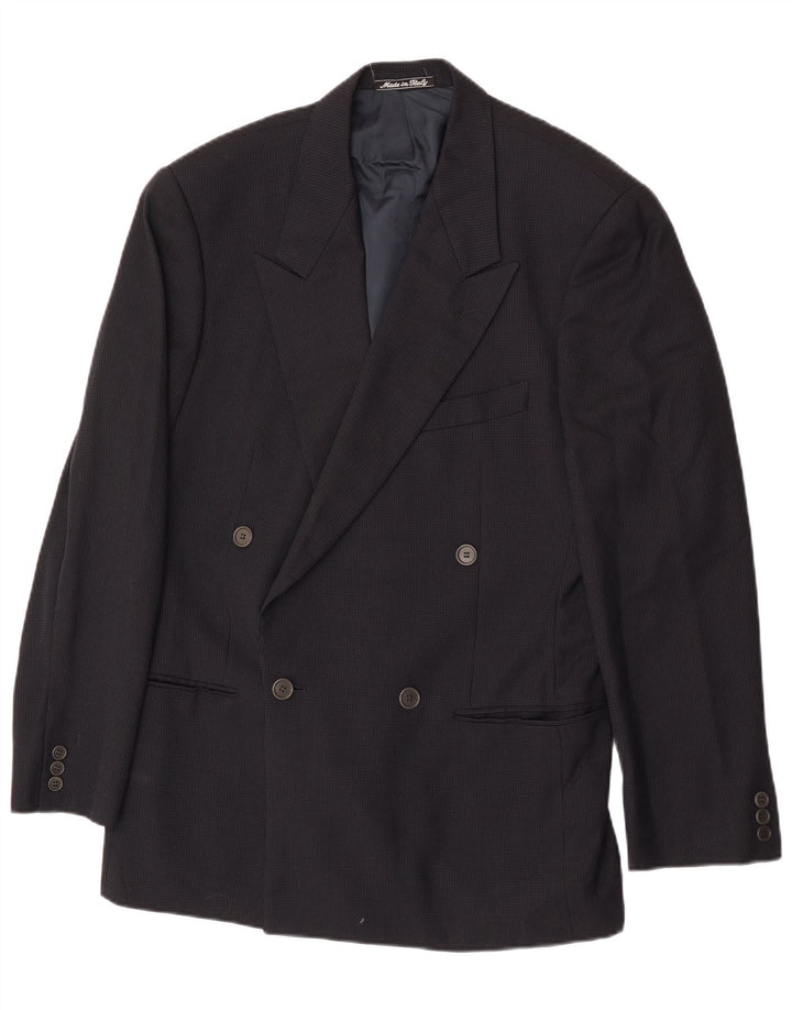 Giorgio Armani Chaqueta Blazer para Hombre IT 46 Small Azul Marino Clásico