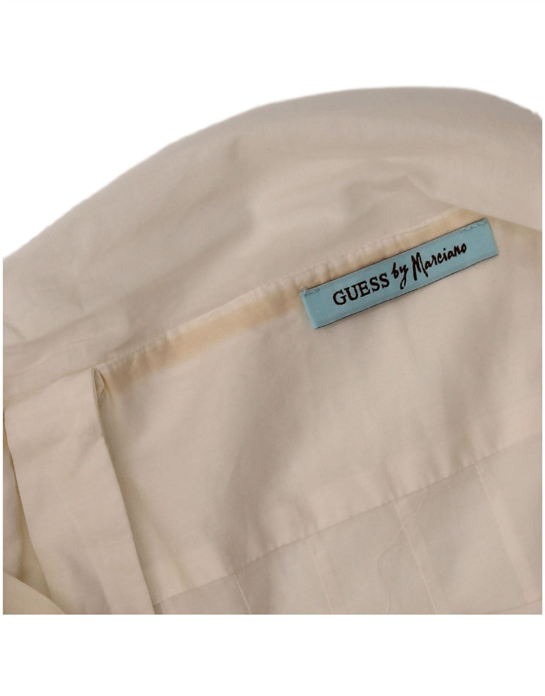 GUESS BY MARCIANO Blusa corta sin mangas para mujer UK 8 Small White