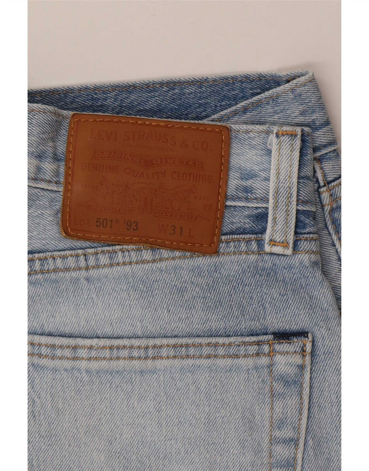 Levi's Mens 501 Shorts De Mezclilla W31 Algodón Azul Medio