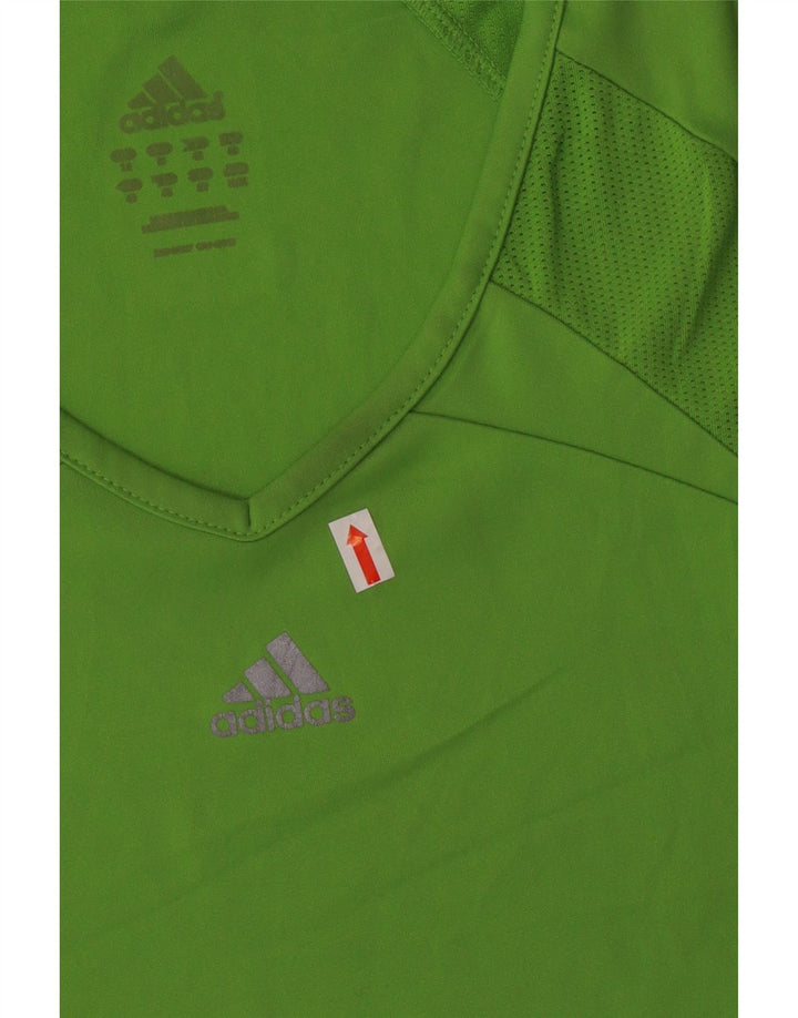 Adidas - Camiseta sin mangas para mujer, talla 40, color verde medio