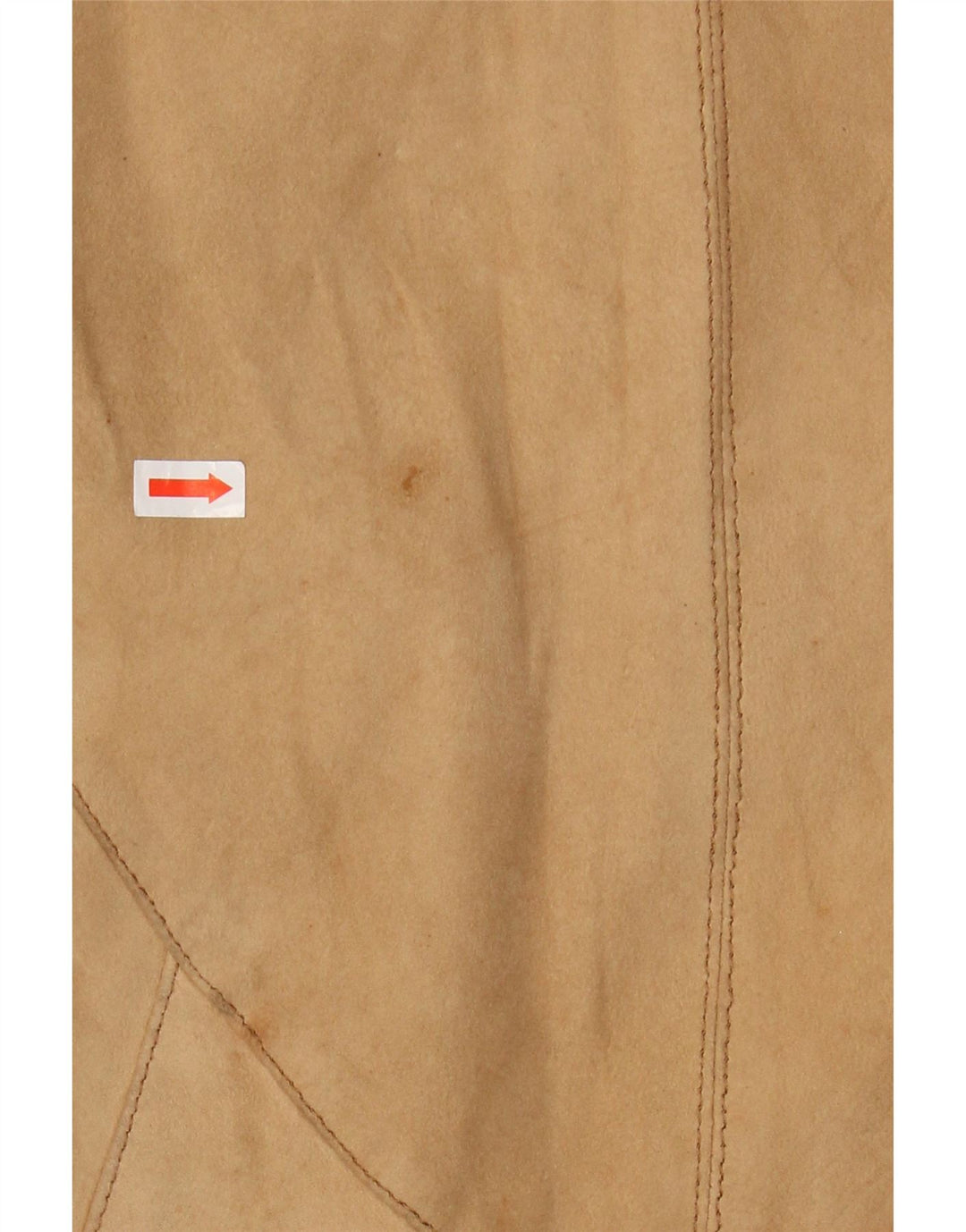 VINTAGE Chaqueta bomber de ante para hombre Reino Unido 38 Beige medio