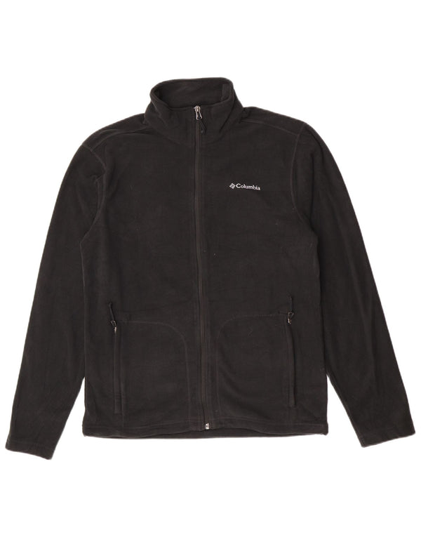 Columbia Chaqueta polar para hombre ES 38 Mediana Poliéster negro