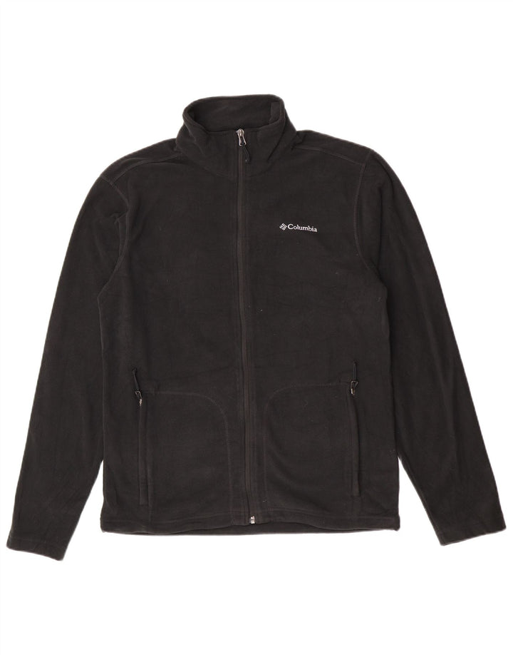 Columbia Chaqueta polar para hombre ES 38 Mediana Poliéster negro