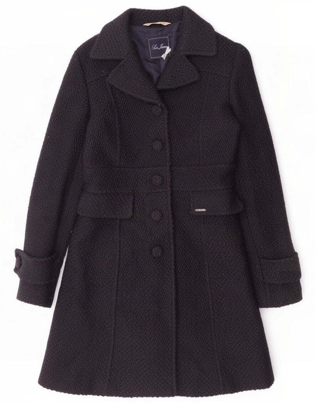 Abrigo Liu Jo para mujer IT 40 Small Azul Marino Lana