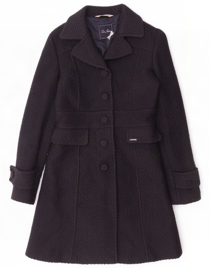 Abrigo Liu Jo para mujer IT 40 Small Azul Marino Lana