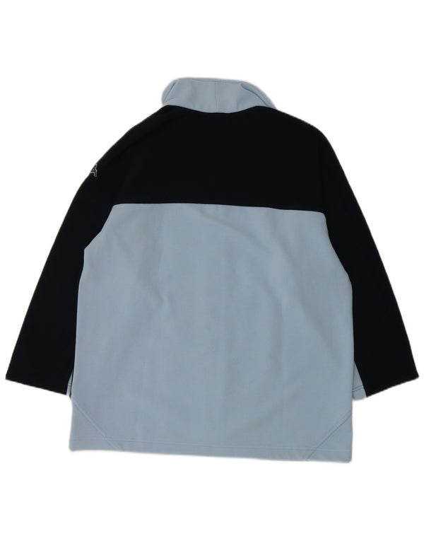 Kappa Chaqueta de Chándal de Manga 3/4 para Mujer UK 40 XL Azul Colorblock