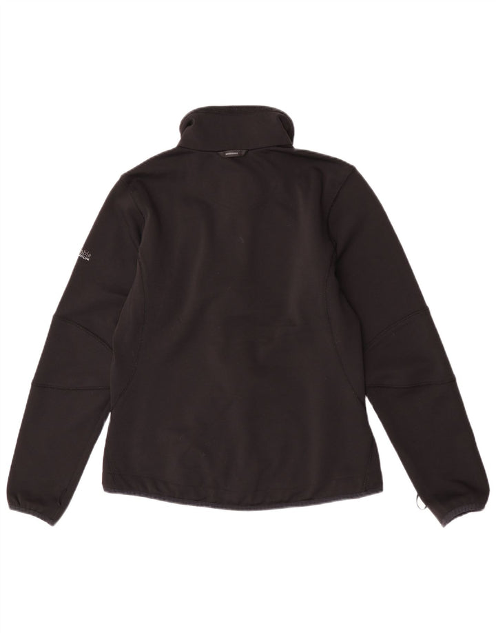 Columbia - Chaqueta de chándal con forro para mujer, talla 40, poliéster negro mediano