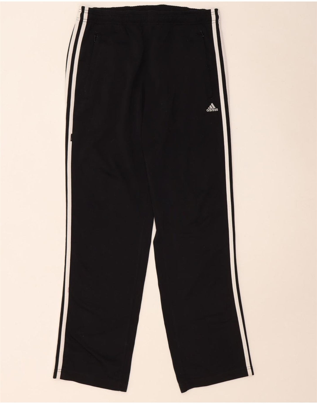 Adidas Pantalones De Chándal Para Hombre Pequeños Negro Poliéster