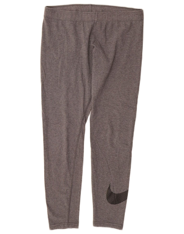 Nike Leggings gráficos para mujer UK 42 Algodón gris medio