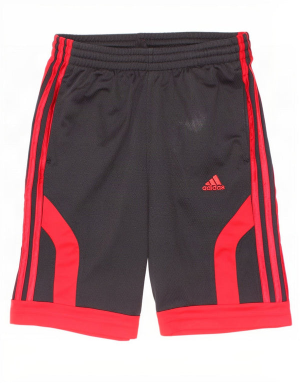 Adidas Pantalones cortos deportivos para niño 11-12 años Negro Colorblock Poliéster