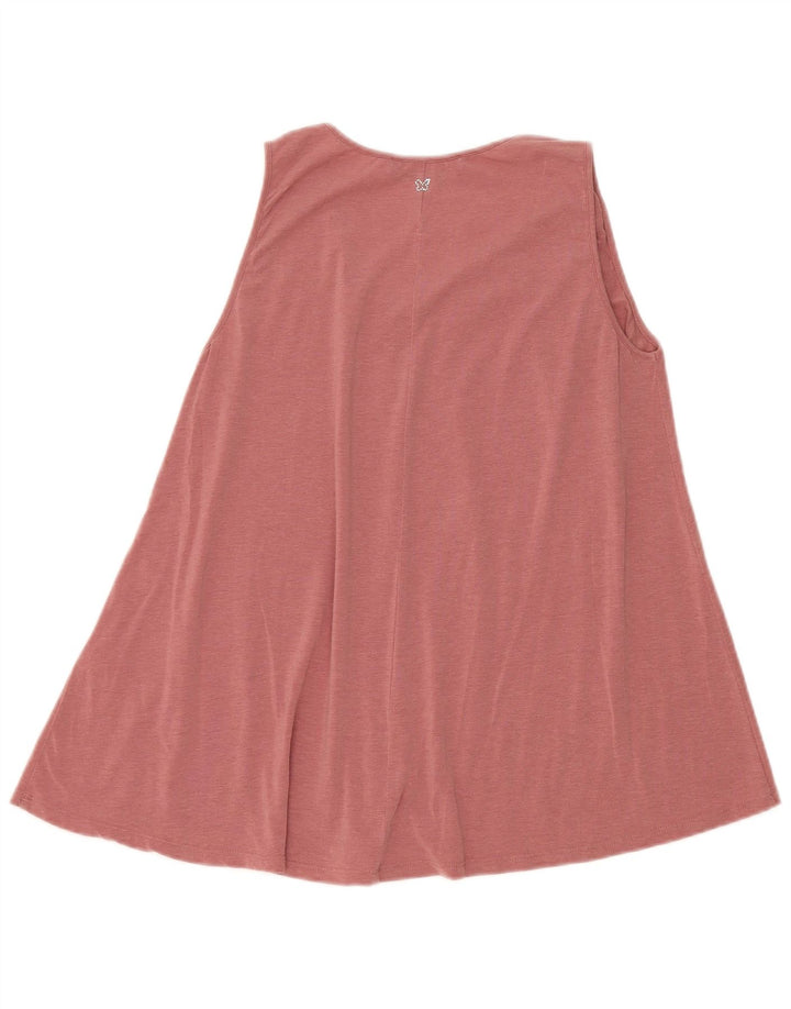 Max Mara Blusa sin mangas de fin de semana para mujer UK 42 Lyocell rosa medio