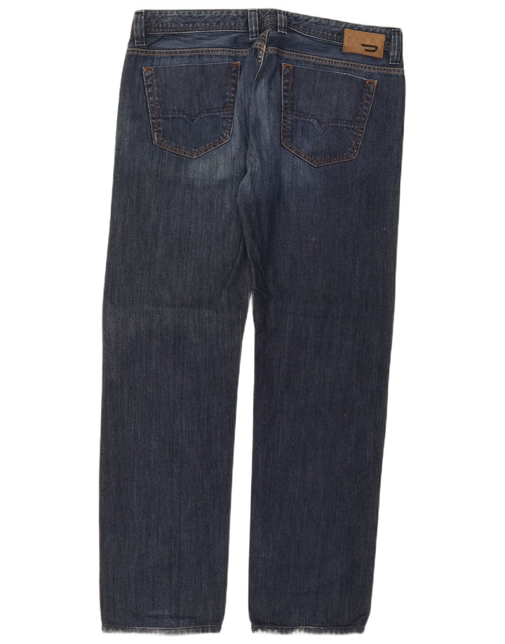 Diesel Hombre Viker Vaqueros Rectos W38 L34 Algodón Azul