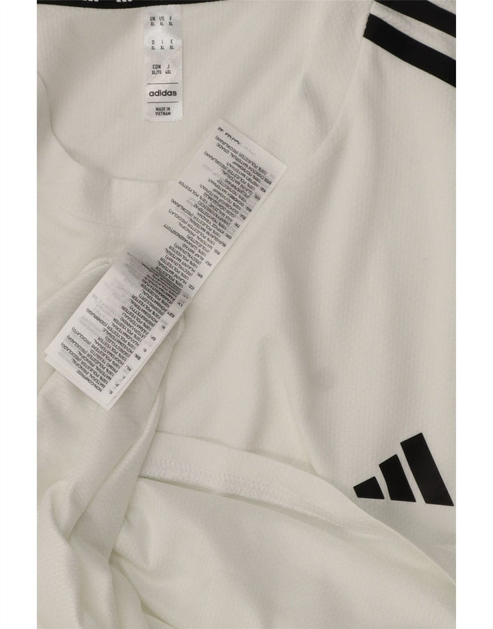 Adidas Hombre Aeroready Camiseta Top XL Blanco Poliéster