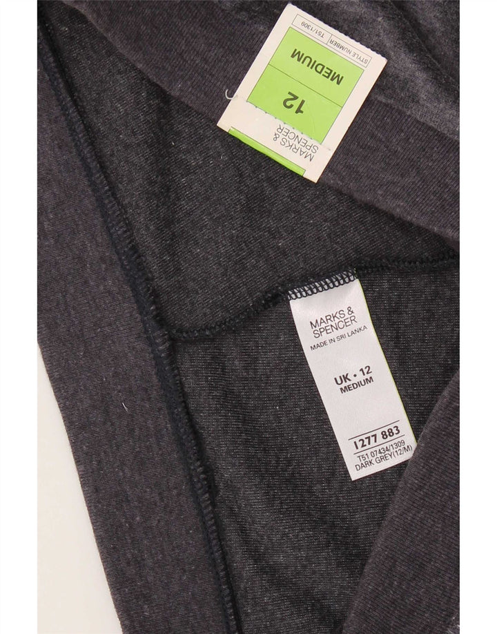 Marks & Spencer Pantalones de chándal para Mujer UK 12 Medium W30 L30 Gris