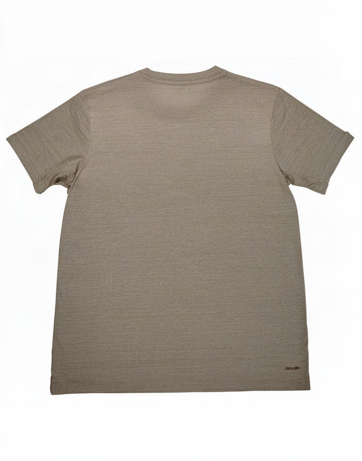 Adidas Hombre Climalite Camiseta Top Poliéster Gris Medio