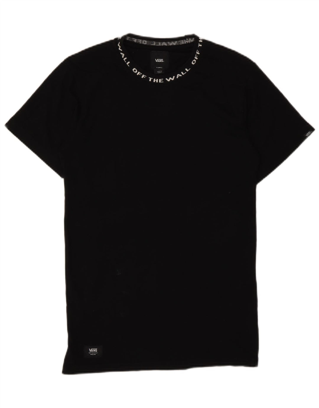 Vans Camiseta gráfica para hombre Top XS Algodón negro