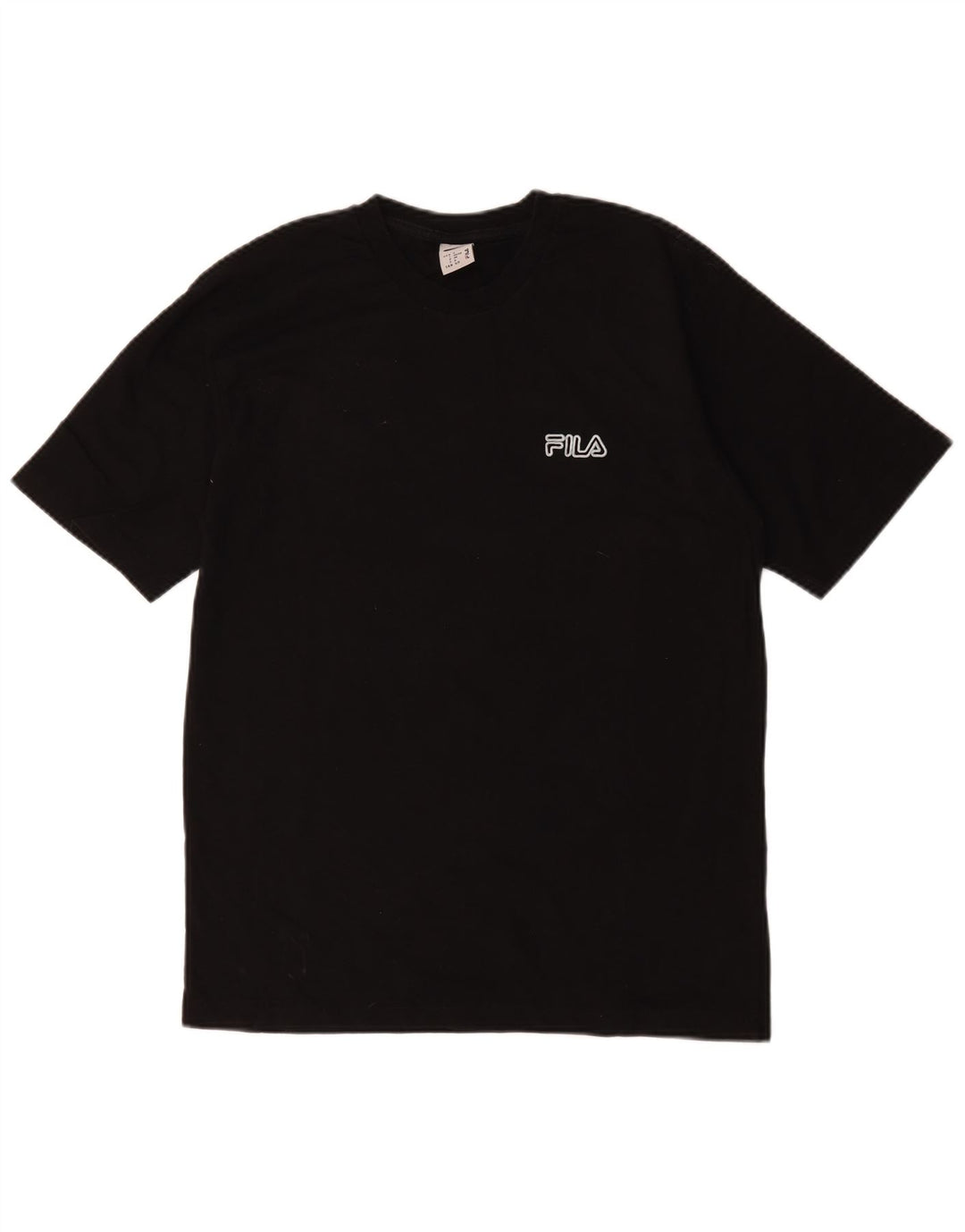 Fila Camiseta Hombre Top Small Algodón Negro