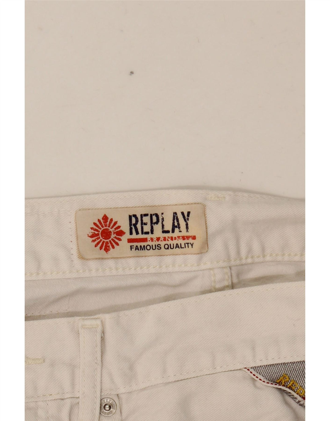 Vaqueros ajustados para mujer Replay W30 L34 Blanco