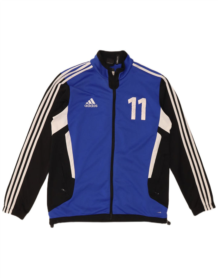 ADIDAS Mens Climacool Chándal Top Chaqueta Reino Unido 38/40 Azul Medio